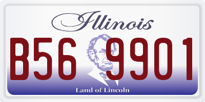 IL license plate B569901
