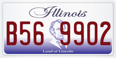 IL license plate B569902