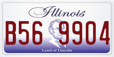 IL license plate B569904