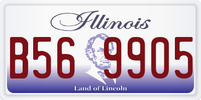 IL license plate B569905
