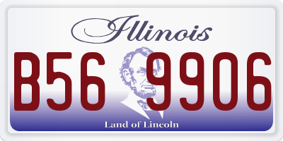 IL license plate B569906