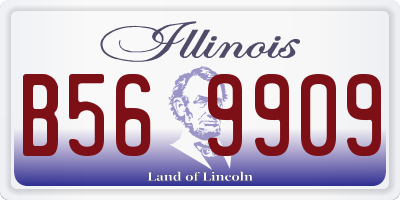 IL license plate B569909