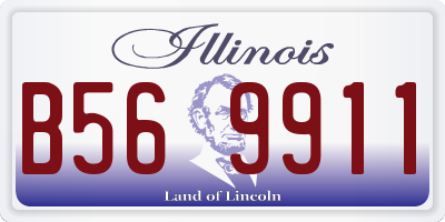 IL license plate B569911
