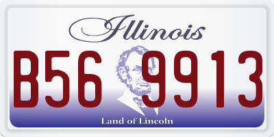 IL license plate B569913