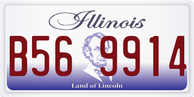 IL license plate B569914