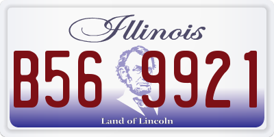 IL license plate B569921