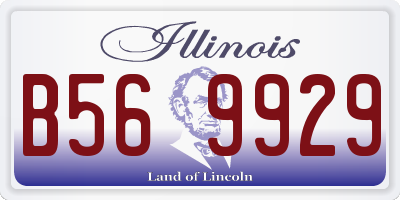 IL license plate B569929