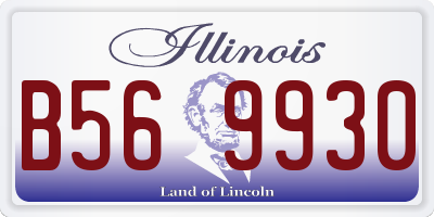 IL license plate B569930