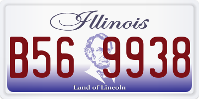 IL license plate B569938