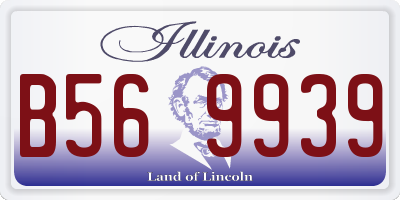 IL license plate B569939