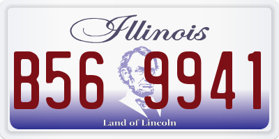 IL license plate B569941