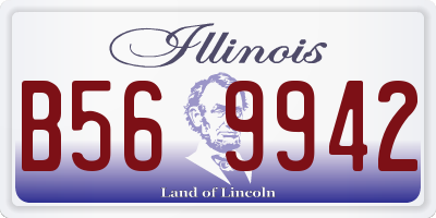 IL license plate B569942