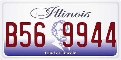 IL license plate B569944