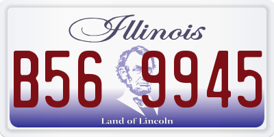 IL license plate B569945