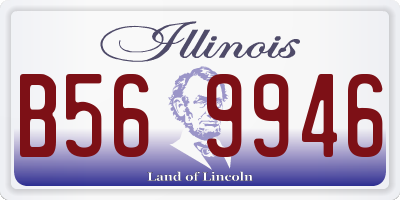 IL license plate B569946