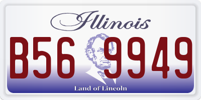 IL license plate B569949