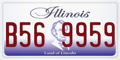 IL license plate B569959