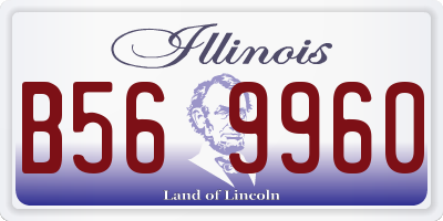 IL license plate B569960