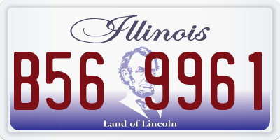 IL license plate B569961