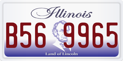 IL license plate B569965