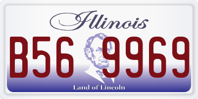 IL license plate B569969