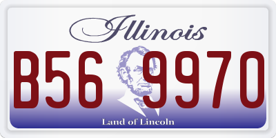 IL license plate B569970