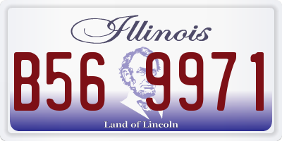 IL license plate B569971