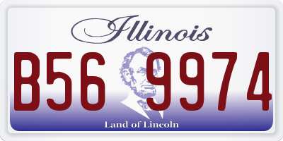 IL license plate B569974