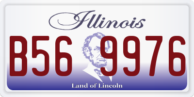 IL license plate B569976