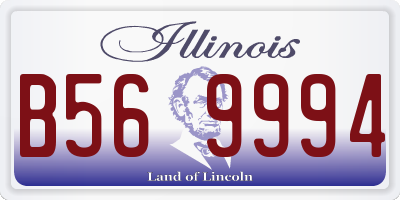 IL license plate B569994