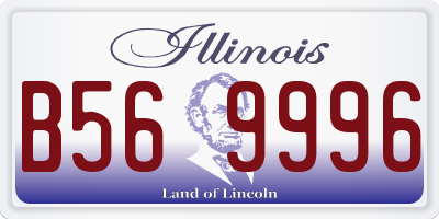 IL license plate B569996