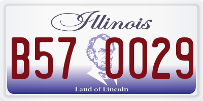 IL license plate B570029