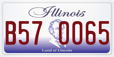 IL license plate B570065