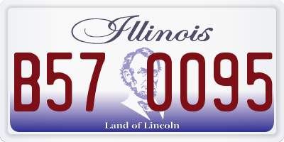 IL license plate B570095