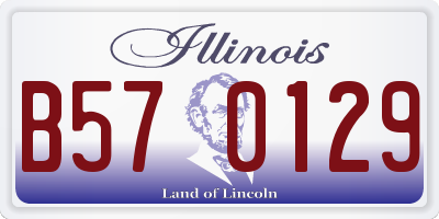 IL license plate B570129