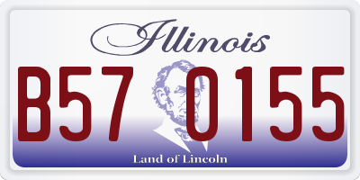 IL license plate B570155