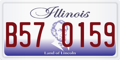 IL license plate B570159