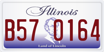 IL license plate B570164