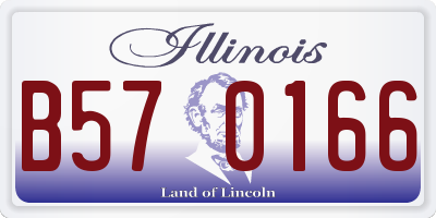 IL license plate B570166