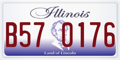 IL license plate B570176