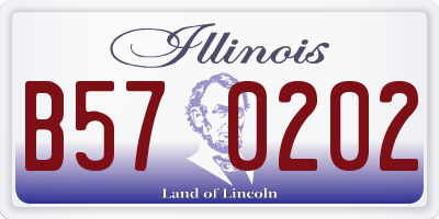IL license plate B570202