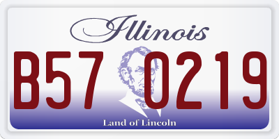 IL license plate B570219