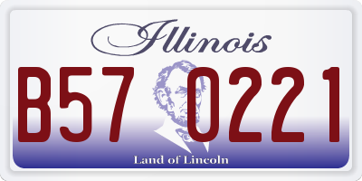 IL license plate B570221