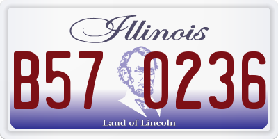 IL license plate B570236