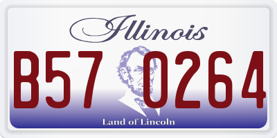 IL license plate B570264