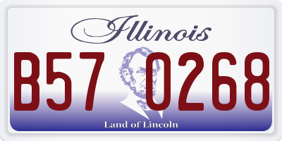 IL license plate B570268