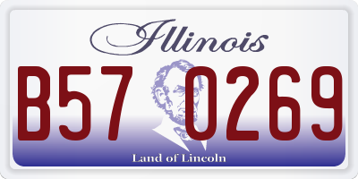 IL license plate B570269