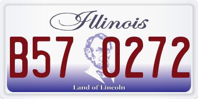 IL license plate B570272