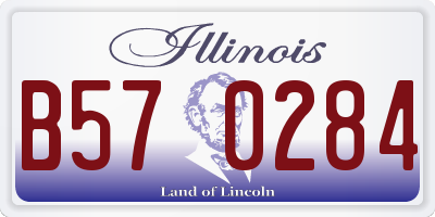 IL license plate B570284
