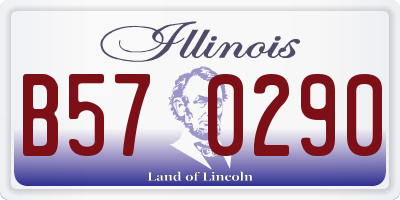 IL license plate B570290